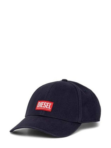 Corry Jacq Wash Logo Patch Base Ball Cap Navy - DIESEL - BALAAN 1