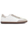 Tabs Smooth Leather Low Top Sneakers White - TOD'S - BALAAN 1