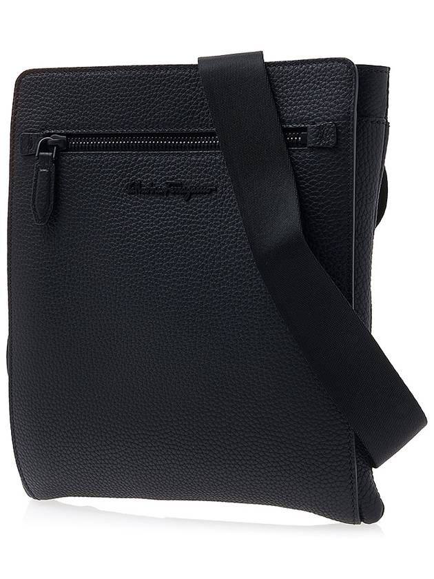 Firenze Leather Cross Bag Black - SALVATORE FERRAGAMO - BALAAN 3