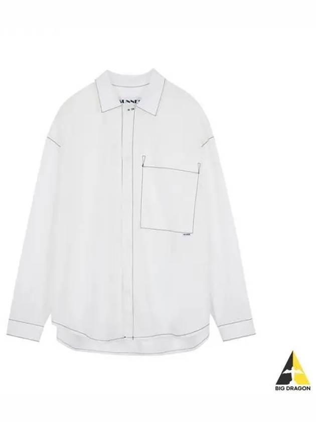 Men s Long Sleeve Shirt White SN2PXS07AP T1117 - SUNNEI - BALAAN 1