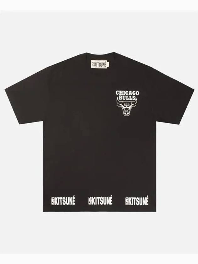 Maison Kitsune NBA Collaboration Loose Fit Short Sleeve TShirt - MAISON KITSUNE - BALAAN 4