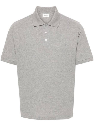 Saint Laurent  T-shirts and Polos Grey - SAINT LAURENT - BALAAN 1