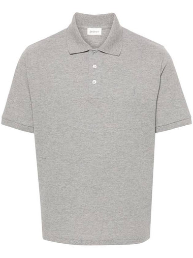 Saint Laurent  T-shirts and Polos Grey - SAINT LAURENT - BALAAN 1