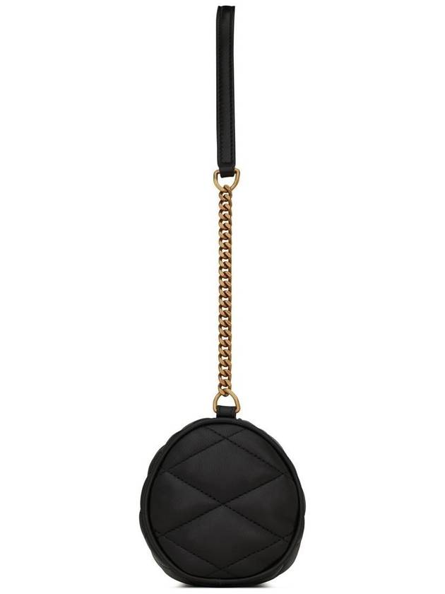 Tube Quilting Small Shoulder Bag Black - SAINT LAURENT - BALAAN 3