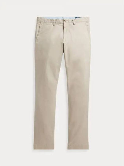 Logo Slim Fit Straight Pants Beige - POLO RALPH LAUREN - BALAAN 2