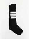 4 Bar Stripe Socks Black - THOM BROWNE - BALAAN 2