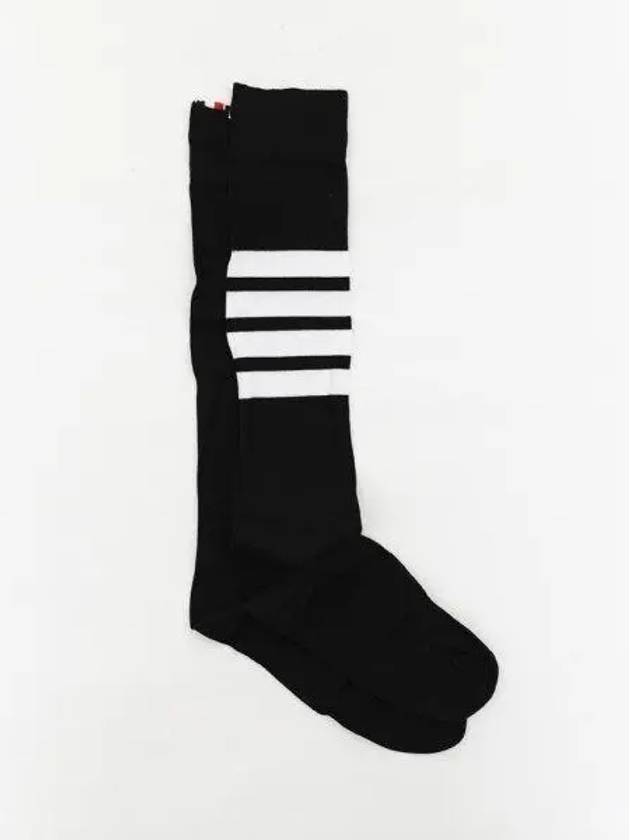 4 Bar Stripe Socks Black - THOM BROWNE - BALAAN 2