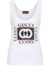 Logo Sleeveless White - GUCCI - BALAAN 2