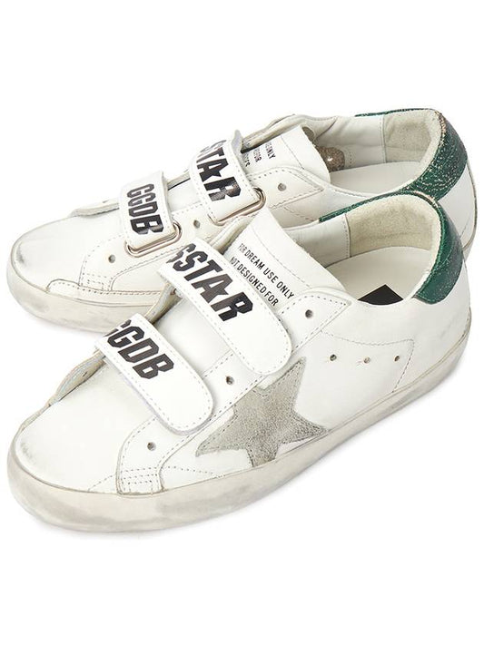 Old School Laminated Tab Low Top Sneakers White - GOLDEN GOOSE - BALAAN 2