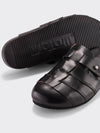 Leather Mules Slippers Black - BUTTERO - BALAAN 4