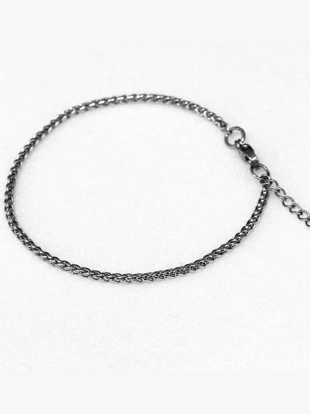 Men's Surgical Simple Chain Bracelet Silver - BASSCLEF - BALAAN 4