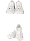 logo leather low-top sneakers white - BALLY - BALAAN 4