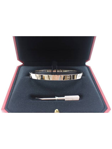 Love bracelet classic white gold No 20 B6067617 - CARTIER - BALAAN 1