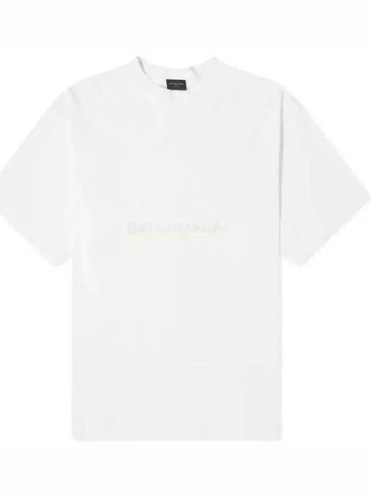 Surfer Medium Fit Short Sleeve T-Shirt White - BALENCIAGA - BALAAN 2