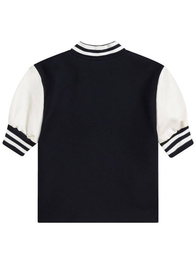 Varsity Chelsea Cashmere Short Sleeve Jacket Navy - CELINE - BALAAN 3