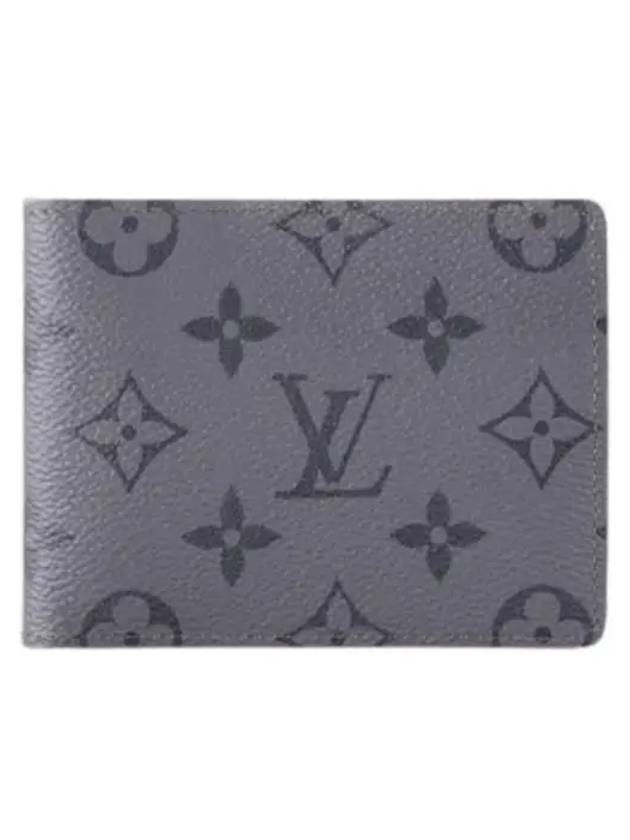 Monogram Eclipse Reverse Slender Half Wallet Grey - LOUIS VUITTON - BALAAN 2