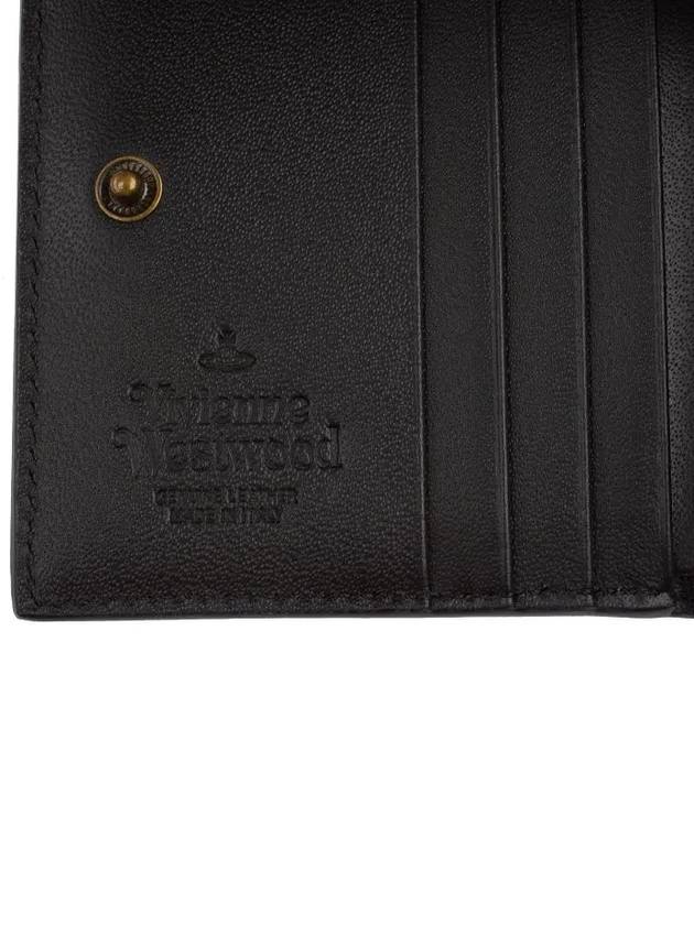 Logo half wallet 51010024U L004F N401 - VIVIENNE WESTWOOD - BALAAN 6