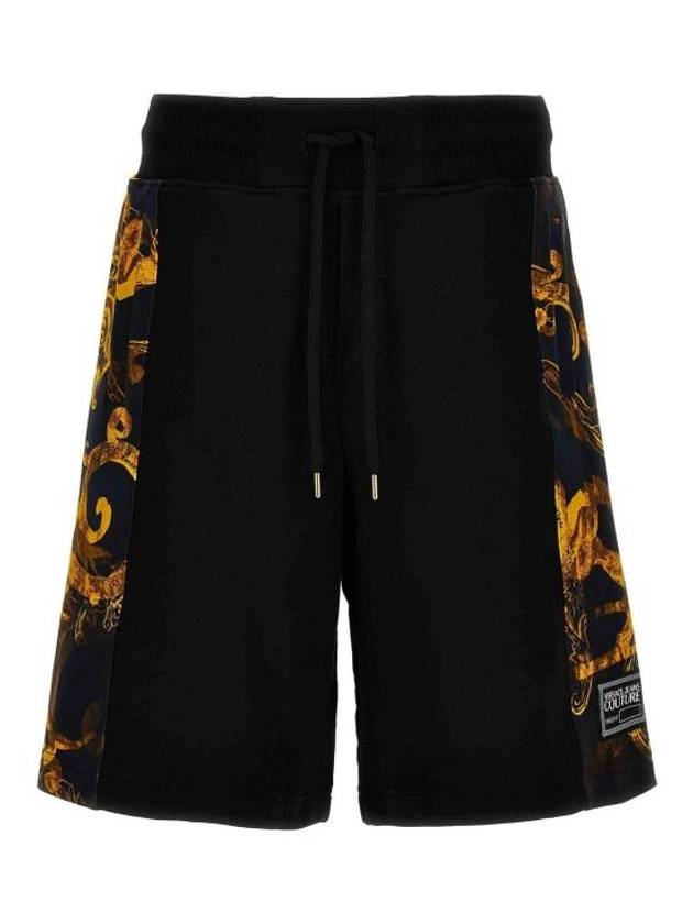 Short Pants 76GAD3C0 FS127 G89 Black Gold - VERSACE - BALAAN 1