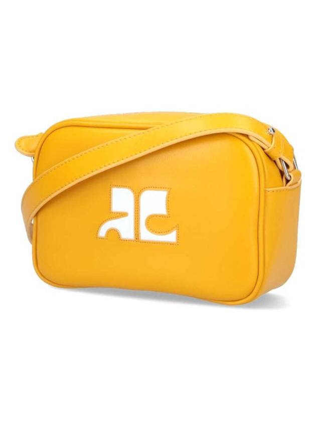 Reedition Camera Leather Cross Bag Yellow - COURREGES - BALAAN 3