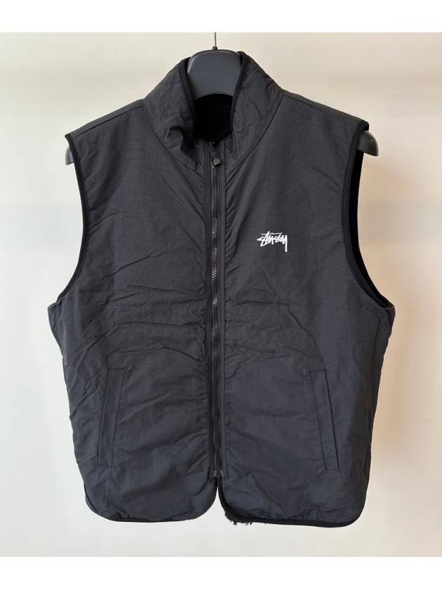 AU Australia 8BALL SHERPA Reversible Vest ST0M0475 Black MENS M L XL - STUSSY - BALAAN 6