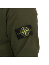 Wappen Patch Cotton Zip Up Hoodie Olive - STONE ISLAND - BALAAN 11