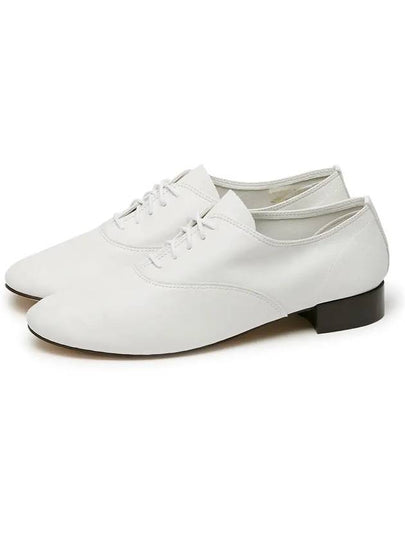 Women's Zizi Matte Leather Oxford White - REPETTO - BALAAN 2