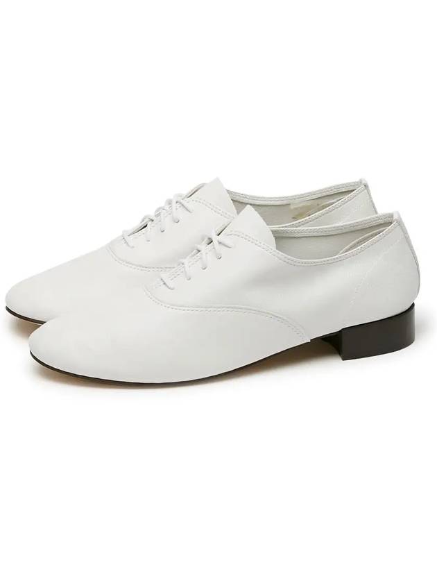 Women's Zizi Matte Leather Oxford White - REPETTO - BALAAN 4