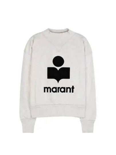 Moby Logo Print Sweatshirt Ecru - ISABEL MARANT - BALAAN 2