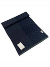 GG Microssima Two-Tone Wool Muffler Navy - GUCCI - BALAAN 2