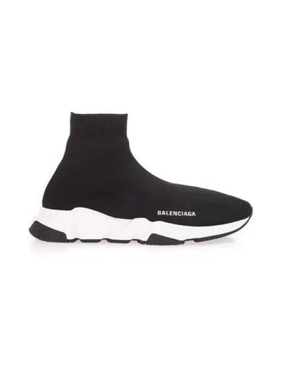 Speed Trainer  High Top Sneakers Black White - BALENCIAGA - BALAAN 2