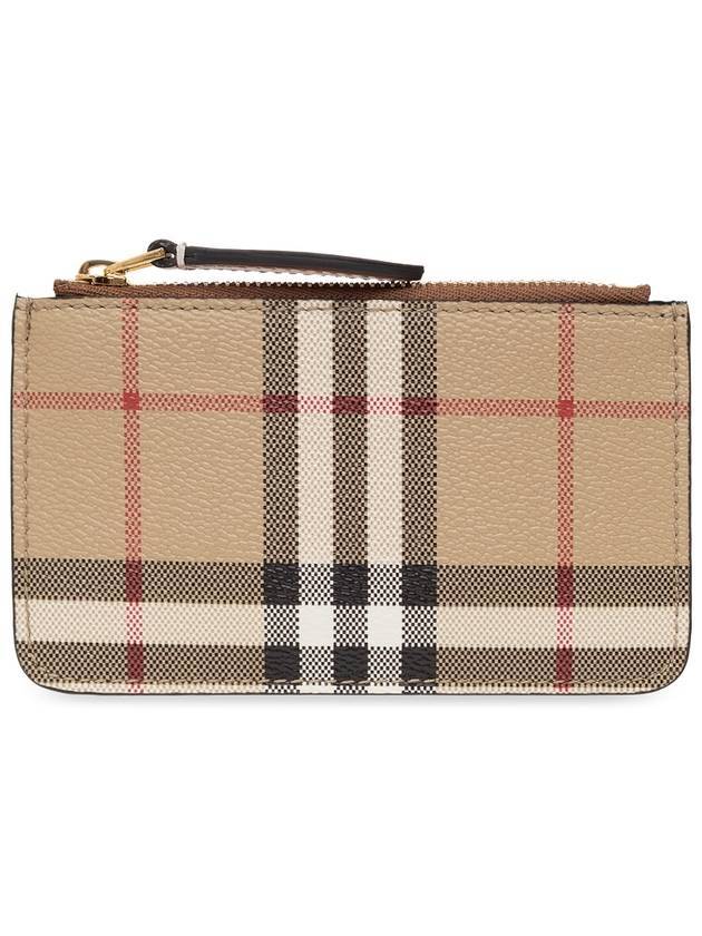 Check Strap Card Wallet Archive Beige - BURBERRY - BALAAN 1