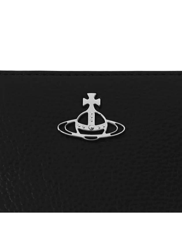 5107004JU S000D N403 Vegan Biogreen Grain Medium Zipper Half Wallet - VIVIENNE WESTWOOD - BALAAN 3