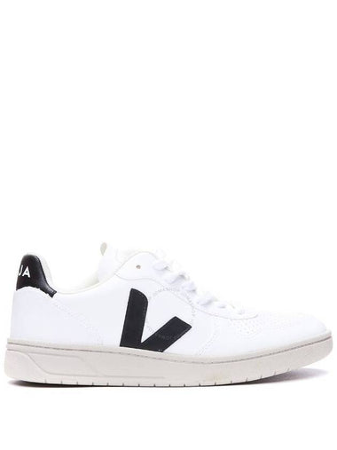 Veja Ladies V-10  Leather Low-Top Sneakers, Brand Size 36 ( US Size 5 ) - VEJA - BALAAN 1