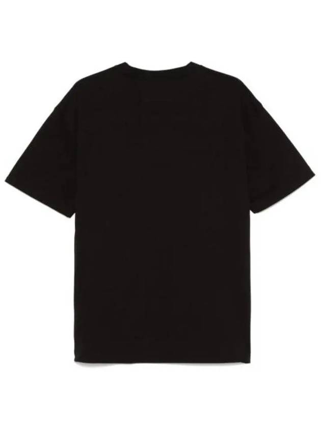 Logo Short Sleeve T-Shirt Black - CP COMPANY - BALAAN 4