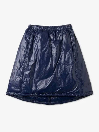 Down Midi Padding A-Line Skirt Navy - JIL SANDER - BALAAN 2