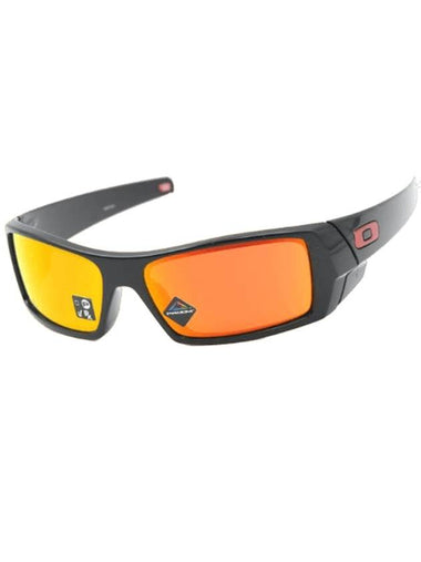 Eyewear Gascan Matte Rectangle Sunglasses Black - OAKLEY - BALAAN 1