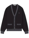 MAISON KITSUNE Wool Cardigan NM00507KT1036P199 - MAISON MARGIELA - BALAAN 1