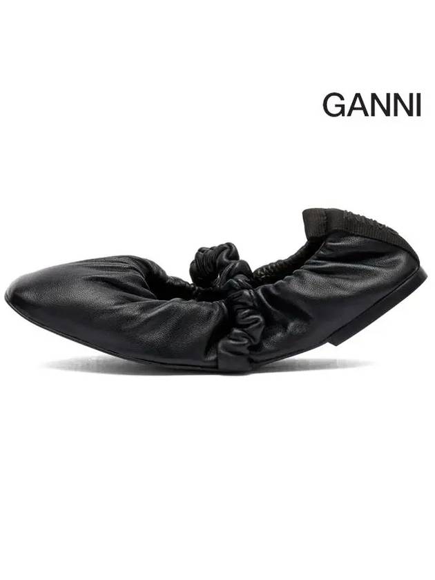 Scrunch Ballerina Black - GANNI - BALAAN 4