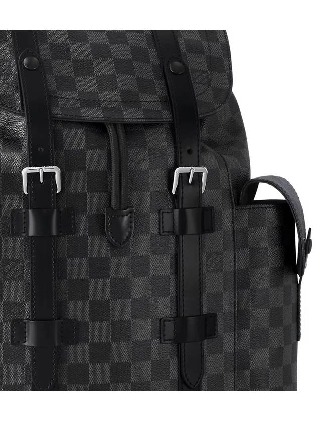 Christopher MM Damier Backpack Grey - LOUIS VUITTON - BALAAN 3