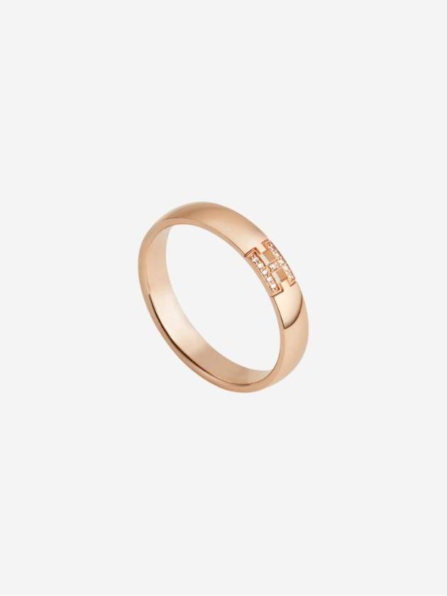 Ever Herakles Wedding Band Ring Rose Gold - HERMES - BALAAN 1