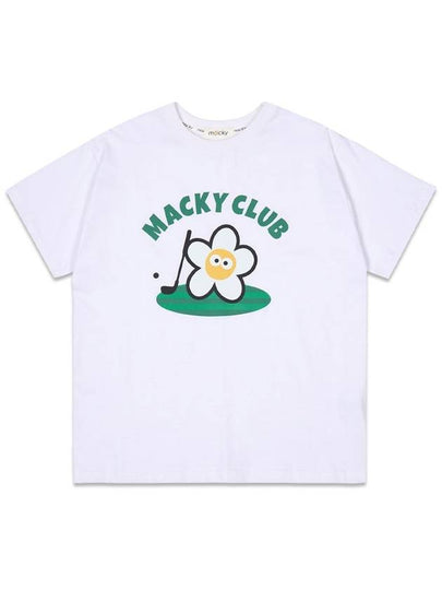 Field Short Sleeve T-Shirt White MCSS24HT5WH - MACKY - BALAAN 2