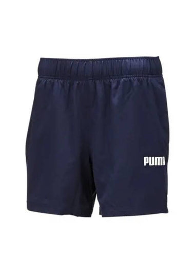 Essentials Woven Shorts Navy - PUMA - BALAAN 1