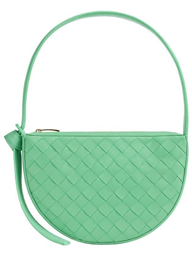 Intrecciato Sunrise Small Shoulder Bag Green - BOTTEGA VENETA - BALAAN 1