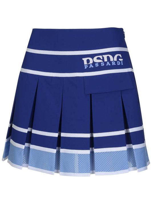 Color matching TAPE pleated skirt CT - PASSARDI - BALAAN 2