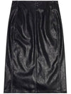 O-Taten Midi A-Line Skirt Black - DIESEL - BALAAN 1