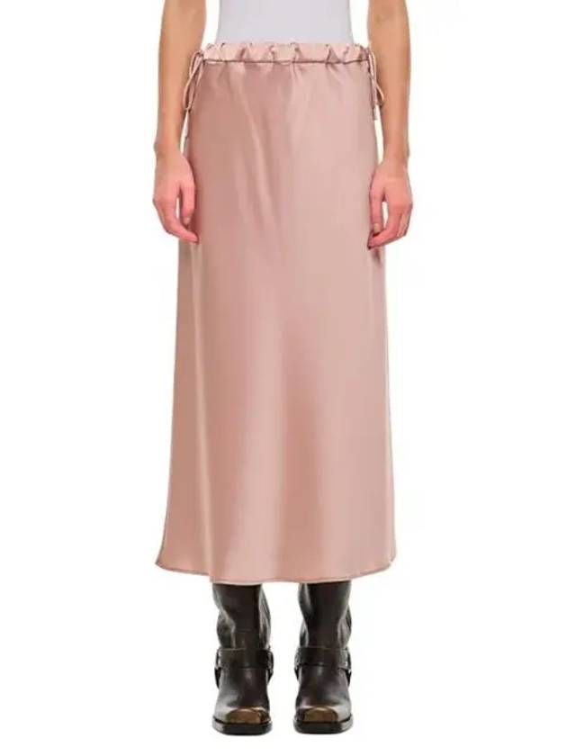 Editore Long H-Line Skirt Pink - MAX MARA - BALAAN 2