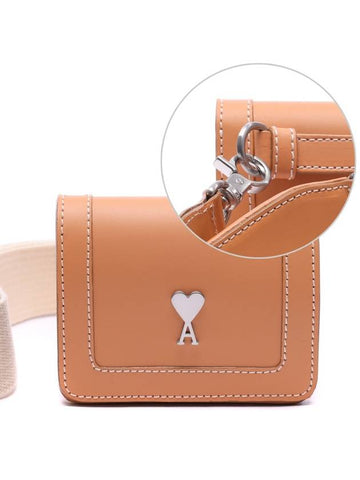 Women's Heart Logo Accordion Cross Bag E21A108_840_264_21S - AMI - BALAAN 1