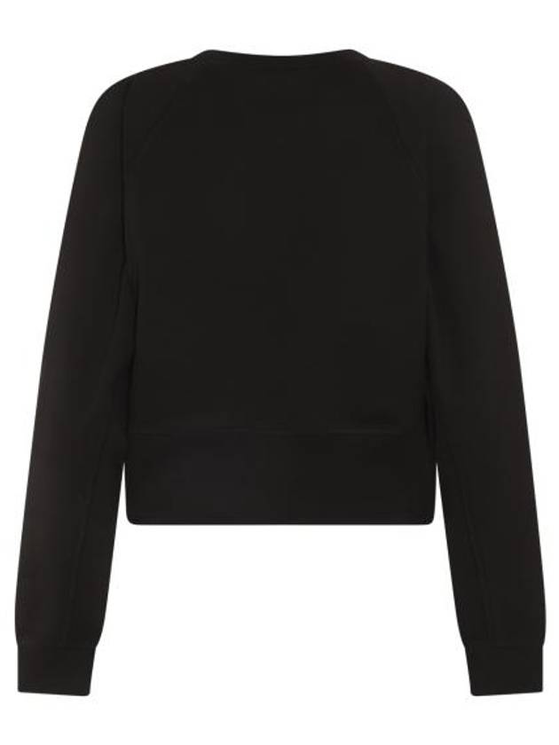 Logo Print Cotton Sweatshirt Black - VIVIENNE WESTWOOD - BALAAN 3