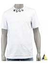 Logo printed short sleeve t-shirt 3440MM176 237002 01 - MSGM - BALAAN 2