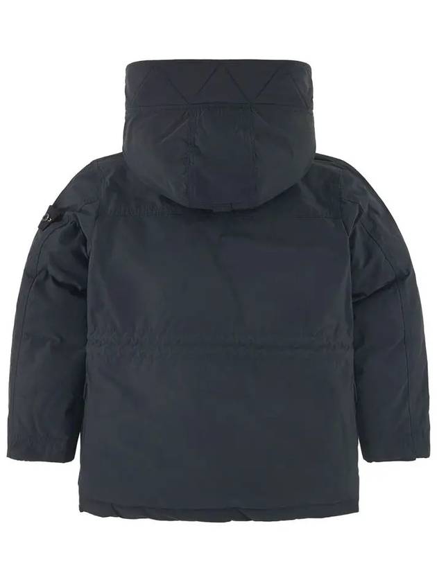 Kids Waffen Hooded Padded Jacket Navy 691640634 V0020 - STONE ISLAND - BALAAN 3